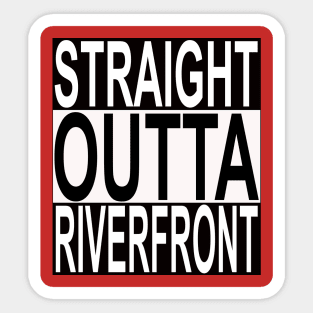 Straight Outta Riverfront Stadium Sticker